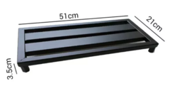 Pedalboard Pro Em Metal 51 X 21 X 3,5cm MLZ - comprar online