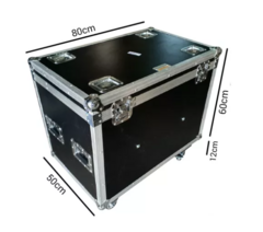 Case Bau 80x50x60cm Com Divisórias Removiveis E Rodas MLZ - comprar online