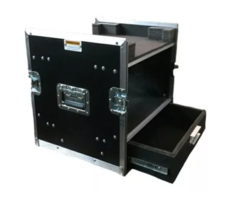 Case Rack Para Mesa De Som + 6u + Gaveta MLZ