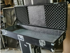 Flight Case Para Montage7 Yamaha Black Cromo. Com Rodas MLZF - comprar online