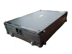 Flight Case Pioneer Xdj-rx2 Black Com Rodas, Tomada E 2 Xlr MLZ na internet
