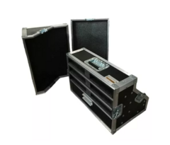 Case Rack Para Microfones Sem Fio 6 Bases E Gaveta MLZ - Universalcases
