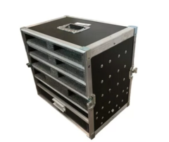 Case Rack Microfones 8 Bases + 1u + Gaveta MLZ - comprar online