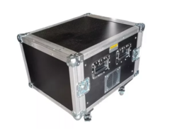 Road Case Rack 8u Com Respiradores E Rodas MLZ - comprar online