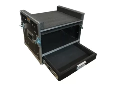 Road Case Rack P/ 01v + 3u E Gaveta MLZ