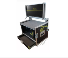 Case Rack Para Monitor + Ui24 + 3u + Gaveta Com Respirador MLZ - comprar online