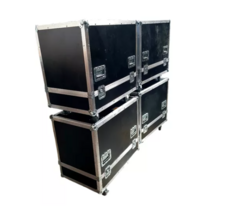 Case Duplo Para Caixas Attack Vrd 112 Com Rodas E Suporte MLZ