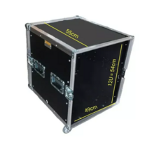 Flight Case Rack 12u Prof. Util 55cm Com Rodas MLZ na internet