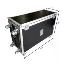 Case Baú 115 X 47 X 70cm Com 8 Rodas Horizontal E Vertical MLZ - comprar online