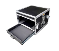 Case Rack 4u Para Cpu + Gaveta + Compartimento Teclado MLZF