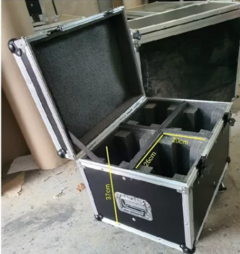 Case Para 4 Moving Spot 100w Com Rodas MLZF na internet