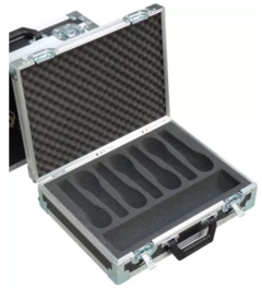 Maleta Microfones 7 Bastoes + Acessórios MLZ