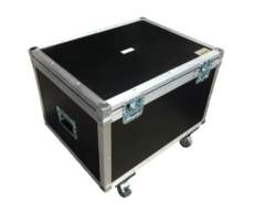 Flight Case Bau Cabos E Acessorios 65 X 50 X 60 Com Rodas MLZ