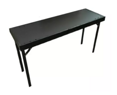 Bancada Dobrável Para Dj 190 X 55 X 90cm Altura Black MLZF