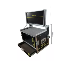 Case Rack Para Monitor + Ui24 + 3u + Gaveta Soundcraft Ui24 MLZ