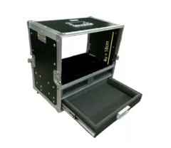 Case Rack Para 2 Bases Microfone Sem Fio + 4u + Gaveta MLZ