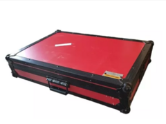 Flight Case Para Xdj-rx2 Vermelho Black Xdjrx2 MLZ - comprar online