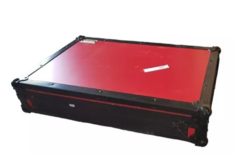 Flight Case Para Xdj-rx2 Vermelho Black Xdjrx2 MLZ - Universalcases