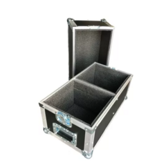 Flight case duplo para RCF Hd10 A MLZ