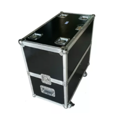 Case Duplo Para Caixas Eaw La212 Com Rodas E Suporte MLZ