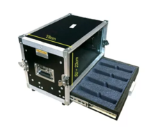 Case Rack 5u E Gaveta Profundidade Util 25cm Com Gaveta Mics MLZ