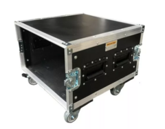 Road Case Rack 6u Profundidade Util 60cm Com Rodas MLZ