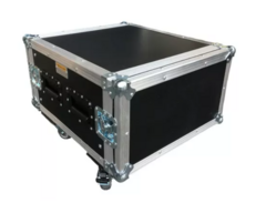 Road Case Rack 6u Profundidade Util 60cm Com Rodas MLZ - comprar online
