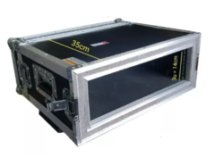 Case Rack 3u 35 Com Amortecimento Rodas E Alça Tipo Mala MLZF