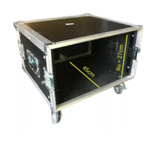 Road Case Rack 6u Prof. 45cm Com Rodas MLZ na internet