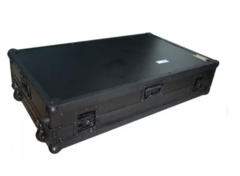 Case Pedais Black 90x40x20 Rodas Embutidas MLZF