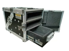 Case Mini Rack Pra 2 Bases Sem Fio + Gaveta Shure MLZ