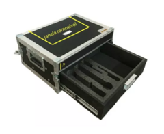 Flight Case Para Microfone Shure Senheiser Com Janela Remov. MLZ