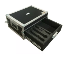 Case Rack 1u + Gaveta 2 Bastões E Acessorios MLZ