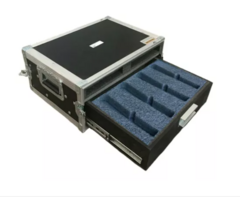 Rack Para 2 Bases Sem Fio + Gaveta 4 Bastoes Shure Senheiser MLZ