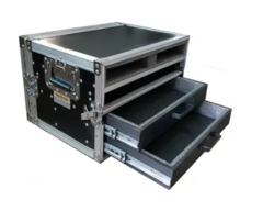 Case Rack Para 2 Bases Sem Fio + 1u + 2 Gavetas MLZF