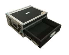 Rack 1u + Gaveta Para 4 Bastões Microfone Arcano Ar-hs44 MLZ