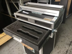 Flight case duplo para shure glxd MLZF
