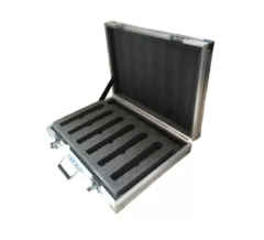 Case Maleta Para 6 Microfones Senheiser Shure Akg MLZ