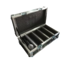 Case Maleta Para 5 Microfones Bastao MLZ