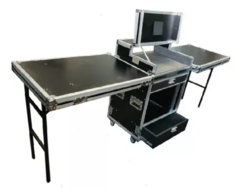 Rack Para Monitor 24 + 8u + 2 Bases Sem Fio + 2 Gavetas MLZF