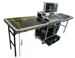 Rack Para Monitor 24 + 8u + 2 Bases Sem Fio + 2 Gavetas MLZF - comprar online