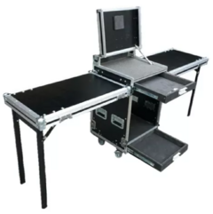 Case Rack 12u + 2 Gavetas Com Tampa Para Monitor E Rodas MLZ - comprar online