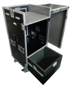Case Rack 12u E Mesa Com Tampa Vira Bancada MLZF