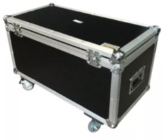 2 Cases Bau 80x40x40 Medidas Internas Uteis Com Rodas MLZF
