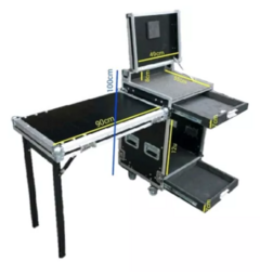 Rack 12u + 2 Gavetas Tampa Para Monitor 1 Tampa Vira Bancada MLZ na internet