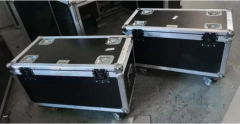 2 Cases Bau 80x40x40 Com Rodas E Suporte Empilhamento MLZF na internet