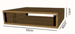 Rack De Estúdio 2u Padrao Madeirado MLZ - comprar online