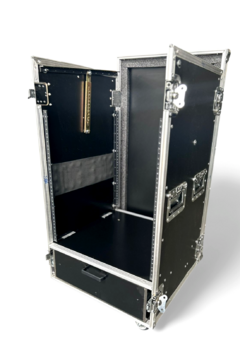 Imagem do Case rack 12u + mesa + gaveta 15cm ajustavel