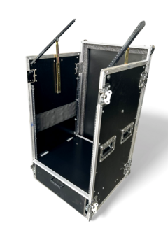 Case rack 12u + mesa + gaveta 15cm ajustavel na internet