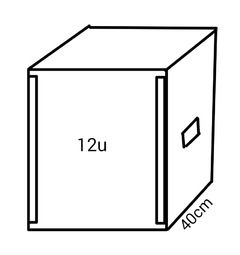 Rack 12u sem tampas + rack 6u sem tampas